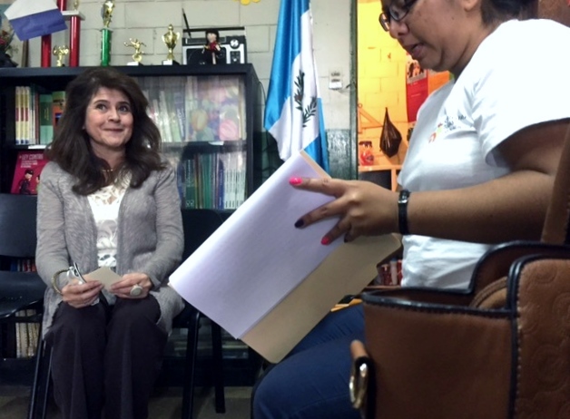 Visita a la Escuela Oficial Urbana de Niñas Republica de Colombia